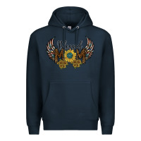 Navy blessed mom Premium Hoodie - SublimationCraftShop