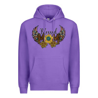 Purple blessed mom Premium Hoodie - SublimationCraftShop