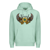 Seafoam blessed mom Premium Hoodie - SublimationCraftShop