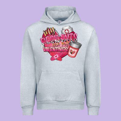 My Residents Are My Valentine Urban Hoodie Designed By Racoondesign