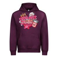Mauve Wine my residents are my valentine Urban Hoodie - RacoonDesign