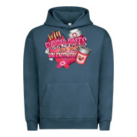 Pigment Midnight Navy my residents are my valentine Urban Hoodie - RacoonDesign