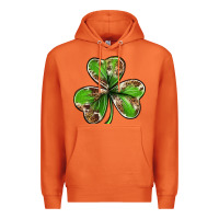 Carrot Cowhide leopard shamrock 4th of july Premium Hoodie - Neo Western