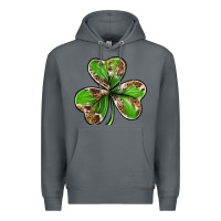 Rock Cowhide leopard shamrock 4th of july Premium Hoodie - Neo Western