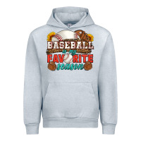 Heather Grey baseball is my favorite season Urban Hoodie - HRA Design Shop