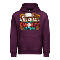 Mauve Wine baseball is my favorite season Urban Hoodie - HRA Design Shop
