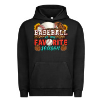 Pigment Black baseball is my favorite season Urban Hoodie - HRA Design Shop