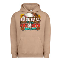 Pigment Burro baseball is my favorite season Urban Hoodie - HRA Design Shop
