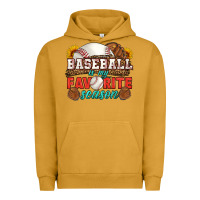 Pigment Peanut Butter baseball is my favorite season Urban Hoodie - HRA Design Shop