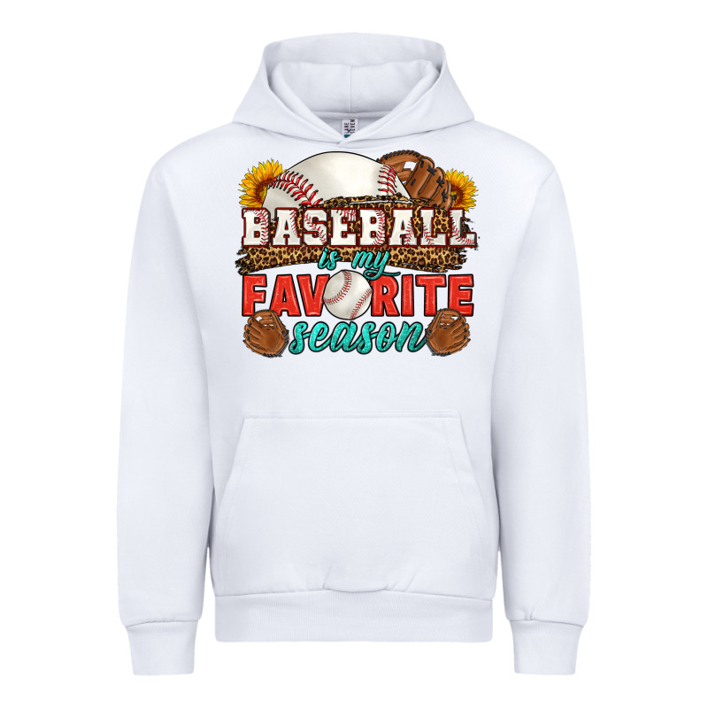 Baseball Is My Favorite Season Urban Hoodie by HRA Design Shop | Teevron