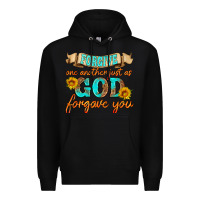 Black forgive one another just as god forgave you Premium Hoodie - HRA Design Shop