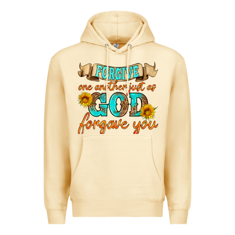 Forgive One Another Just As God Forgave You Premium Hoodie by HRA Design Shop | Teevron