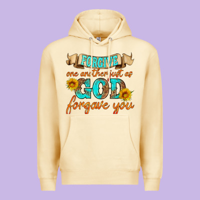 Forgive One Another Just As God Forgave You Premium Hoodie Designed By Hra Design Shop
