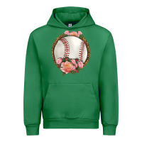 Emerald western baseball with roses Urban Hoodie - HRA Design Shop