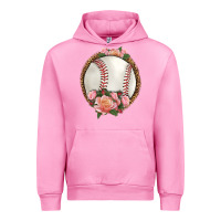 Fuchsia Pink western baseball with roses Urban Hoodie - HRA Design Shop