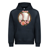 Navy western baseball with roses Urban Hoodie - HRA Design Shop