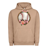 Pigment Burro western baseball with roses Urban Hoodie - HRA Design Shop
