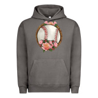 Pigment Tornado western baseball with roses Urban Hoodie - HRA Design Shop