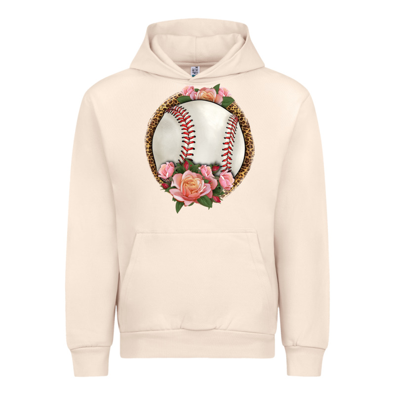 Western Baseball With Roses Urban Hoodie by HRA Design Shop | Teevron
