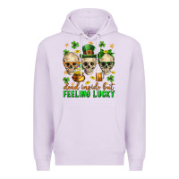 Lilac Dead inside but feeling lucky st. patricks day Premium Hoodie - Neo Western