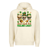 Sandshell Dead inside but feeling lucky st. patricks day Premium Hoodie - Neo Western