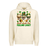 Tofu Dead inside but feeling lucky st. patricks day Premium Hoodie - Neo Western