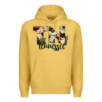 Antique Gold tenesse state cowhide serape cactus Premium Hoodie - RanaPortraitStore