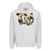 Dove Grey tenesse state cowhide serape cactus Premium Hoodie - RanaPortraitStore