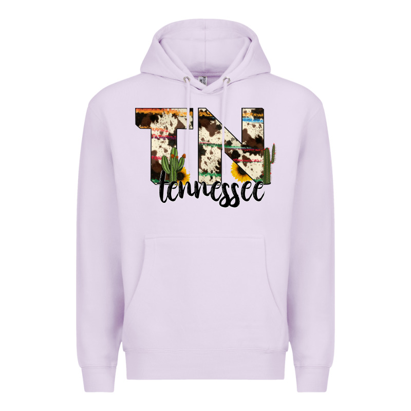 Tenesse State Cowhide Serape Cactus Premium Hoodie by RanaPortraitStore | Teevron