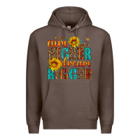 Coffee aim higher dream bigger Premium Hoodie - HRA Design Shop