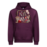 Mauve Wine nana baseball Urban Hoodie - RacoonDesign