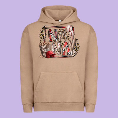 Nana Baseball Urban Hoodie Designed By Racoondesign