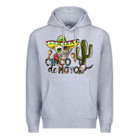 Heather Grey cinco de mayo Premium Hoodie - SublimationCraftShop