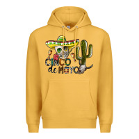 Mustard cinco de mayo Premium Hoodie - SublimationCraftShop