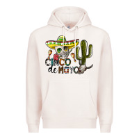 Pale Pink cinco de mayo Premium Hoodie - SublimationCraftShop