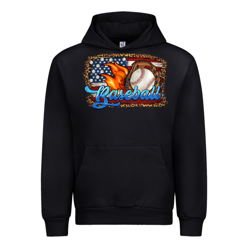 Western American Flag Baseball Urban Hoodie by HRA Design Shop | Teevron