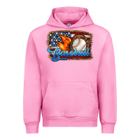 Fuchsia Pink western american flag baseball Urban Hoodie - HRA Design Shop