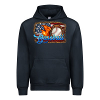 Navy western american flag baseball Urban Hoodie - HRA Design Shop
