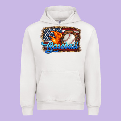 Western American Flag Baseball Urban Hoodie Designed By Hra Design Shop