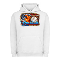 Pigment Lunar Rock western american flag baseball Urban Hoodie - HRA Design Shop