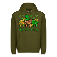 Army Green Dentist st. patricks day Premium Hoodie - Neo Western