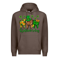 Coffee Dentist st. patricks day Premium Hoodie - Neo Western