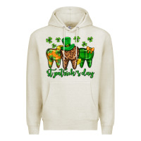 Oatmeal Heather Dentist st. patricks day Premium Hoodie - Neo Western