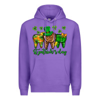 Purple Dentist st. patricks day Premium Hoodie - Neo Western