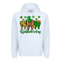 White Dentist st. patricks day Premium Hoodie - Neo Western