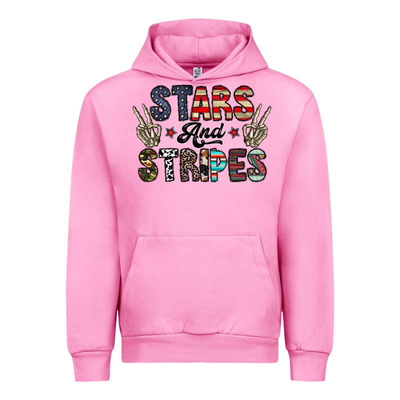 Stars And Stripes Urban Hoodie by CowhideDigitalArt | Teevron
