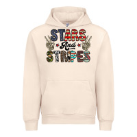 Sandshell stars and stripes Urban Hoodie - CowhideDigitalArt