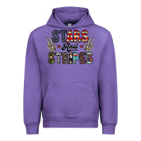 Tulip stars and stripes Urban Hoodie - CowhideDigitalArt