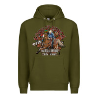 Army Green cowboy ranch Premium Hoodie - SublimationCraftShop