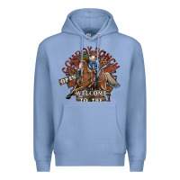 Colony Blue cowboy ranch Premium Hoodie - SublimationCraftShop